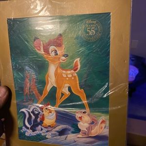 Bambi and Aladdin Lithograph’s.